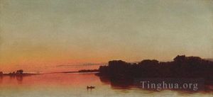 Artist John Frederick Kensett's Work - Twilight On The Sound darien Connecticut