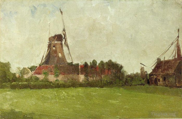 John Henry Twachtman Oil Painting - Holland