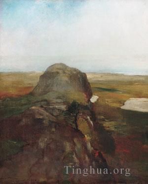 John LaFarge Oil Painting - Autumn Study