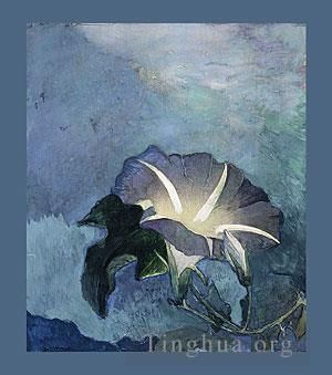 John LaFarge Oil Painting - Nocturne flower