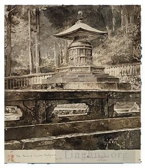 John LaFarge Various Paintings - The Tomb Of Iyeyasu Tokugawa