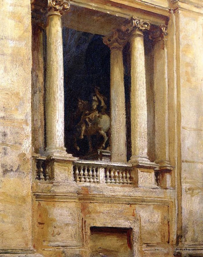 John Singer Sargent Oil Painting - A Window in the Vatican