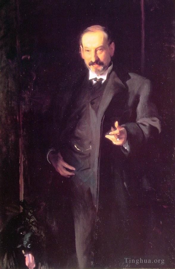 John Singer Sargent Oil Painting - Asher Wertheimer portrait
