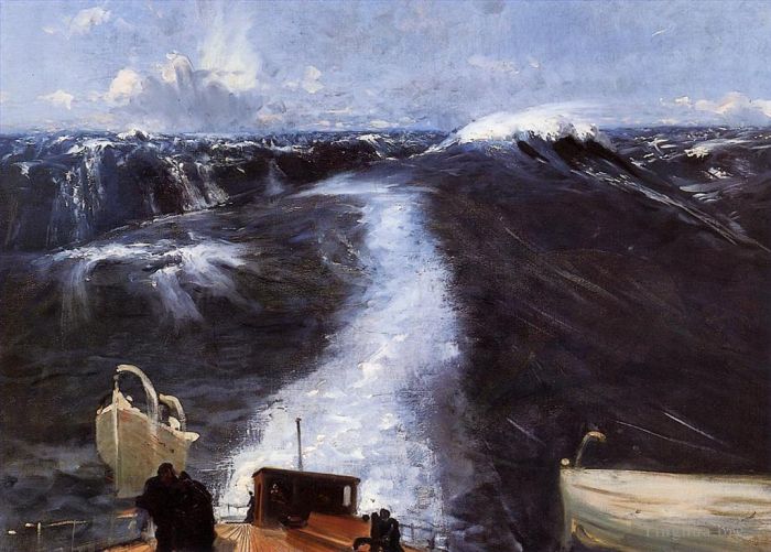 John Singer Sargent Oil Painting - Atlantic Storm