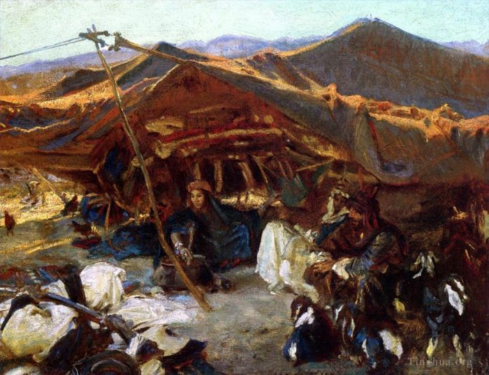 John Singer Sargent Oil Painting - Bedouin Encampment