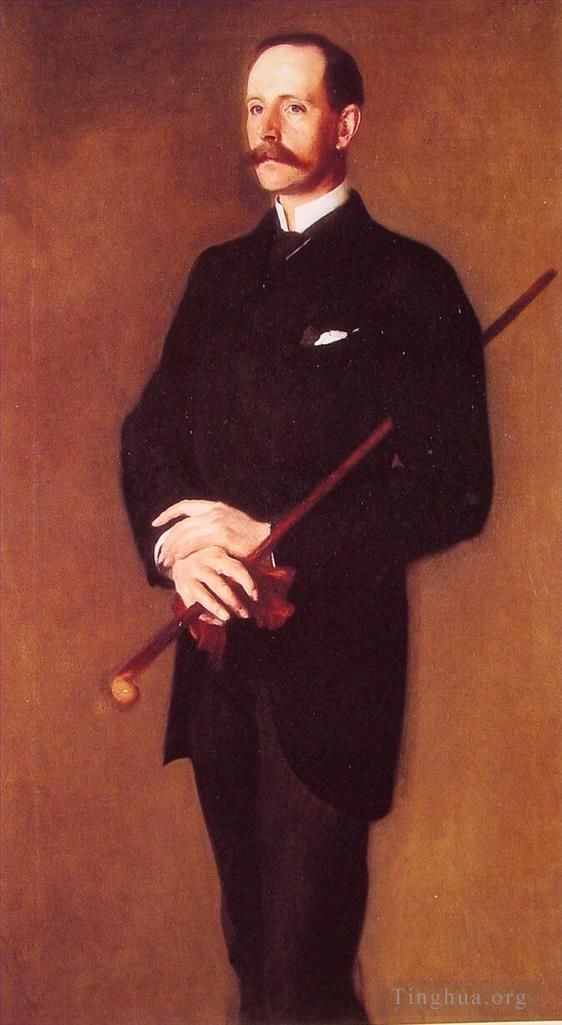John Singer Sargent Oil Painting - Brigadier Archibald Campbell portrait