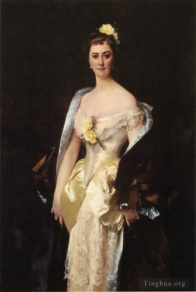 John Singer Sargent Oil Painting - Caroline de Bassano Marquise dEspeuilles portrait