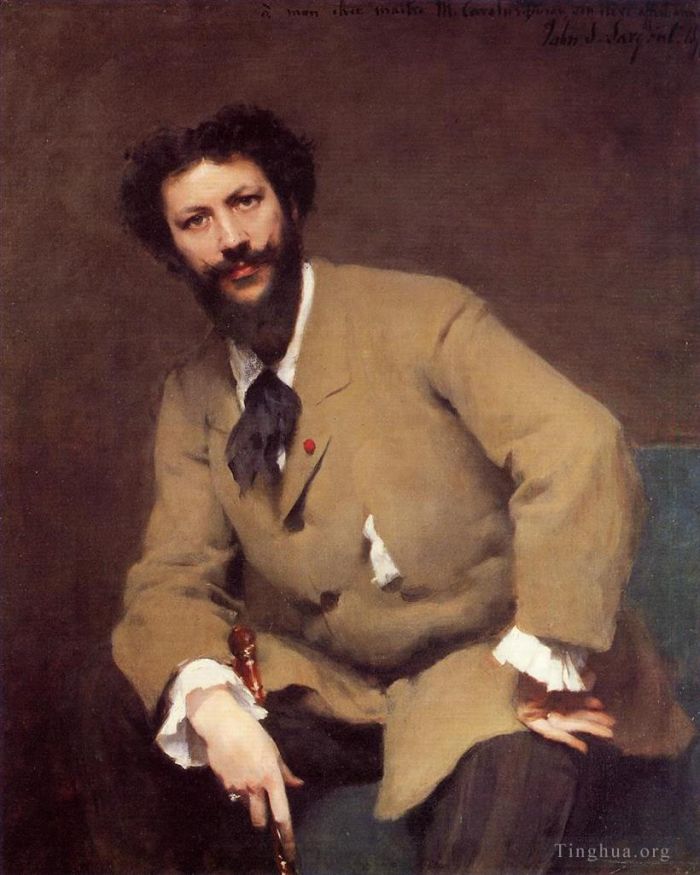 John Singer Sargent Oil Painting - Carolus Duran portrait