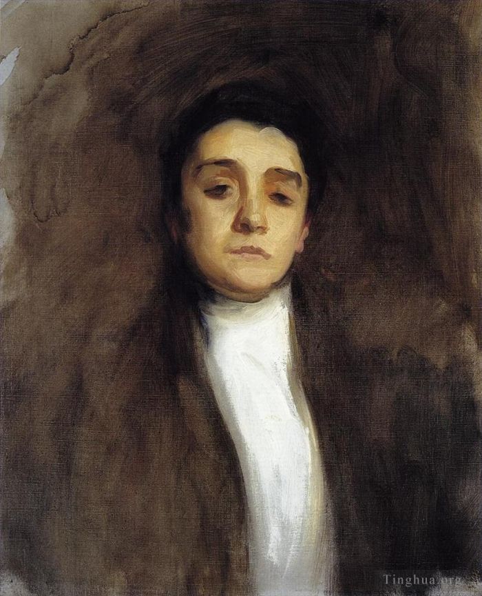 John Singer Sargent Oil Painting - Eleanora Duse portrait