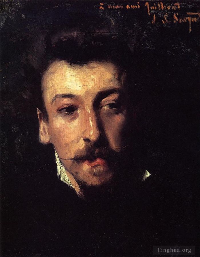 John Singer Sargent Oil Painting - Eugene Juillerat portrait