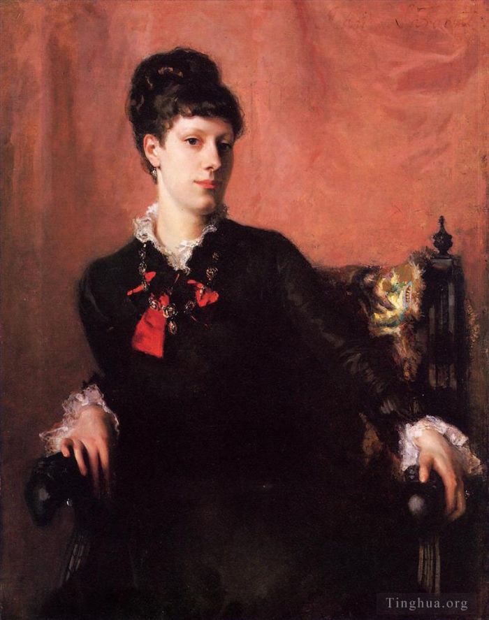 John Singer Sargent Oil Painting - Frances Sherborne Fanny Ridley Watts portrait