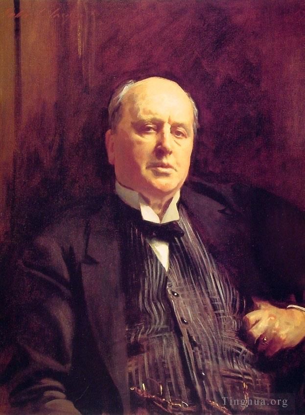 John Singer Sargent Oil Painting - Henry James portrait