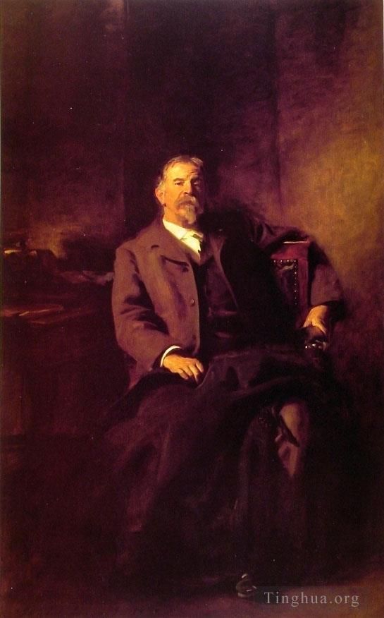 John Singer Sargent Oil Painting - Henry Lee Higginson portrait