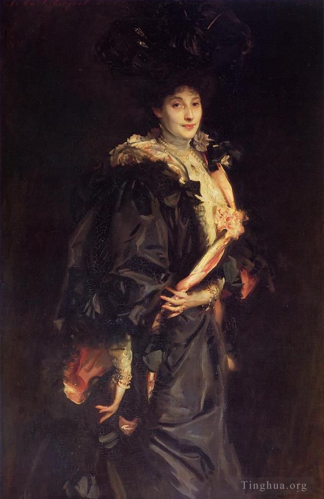 John Singer Sargent Oil Painting - Lady Sassoon portrait
