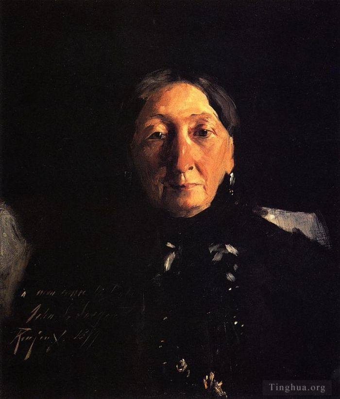 John Singer Sargent Oil Painting - Madame Fraancois Buloz portrait