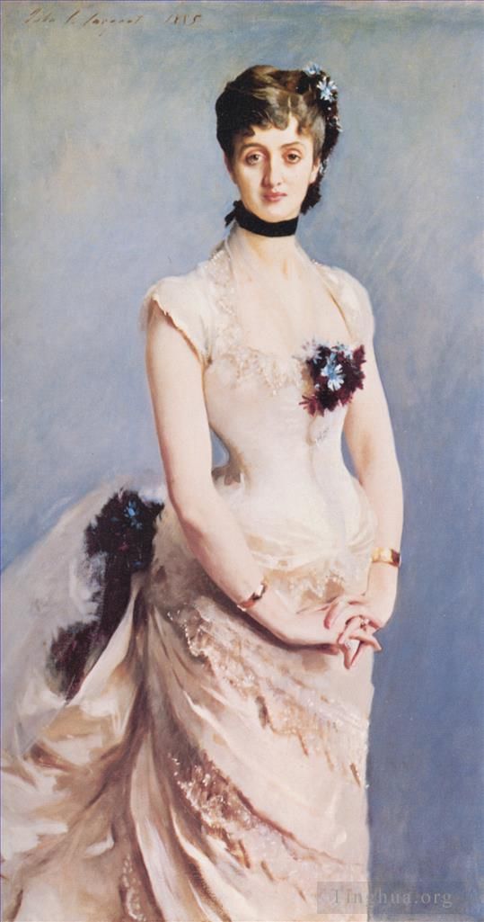 John Singer Sargent Oil Painting - Madame Paul Poirson portrait