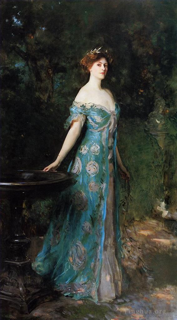 John Singer Sargent Oil Painting - Millicent Duchess of Sutherland portrait