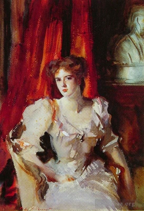John Singer Sargent Oil Painting - Miss Eden portrait