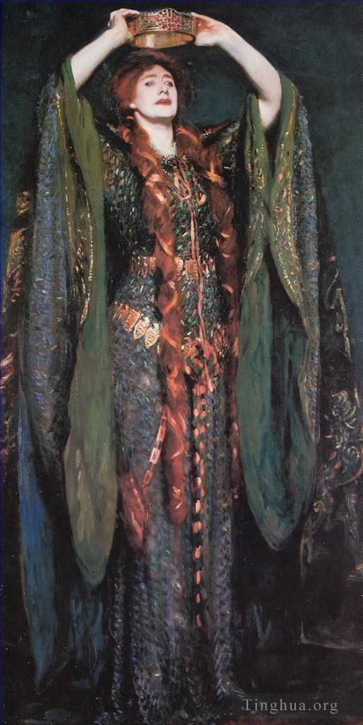 John Singer Sargent Oil Painting - Miss Ellen Terry as Lady Macbeth