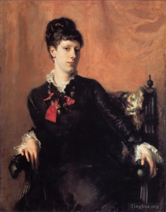 John Singer Sargent Oil Painting - Portrait of Frances Sherborne Ridley Watts