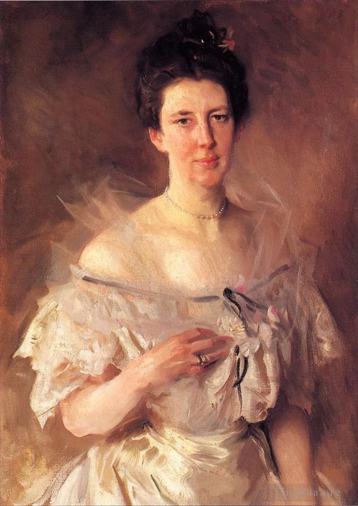 John Singer Sargent Oil Painting - MrsGardiner Greene Hammond Esther Fis portrait