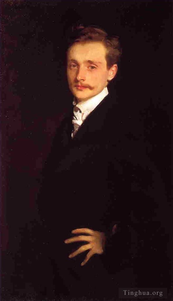 John Singer Sargent Oil Painting - Portrait of Leon Delafosse