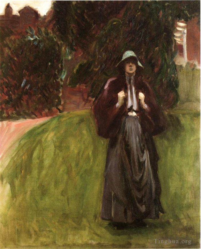 John Singer Sargent Oil Painting - Portrait of Miss Clementina Austruther Thompson