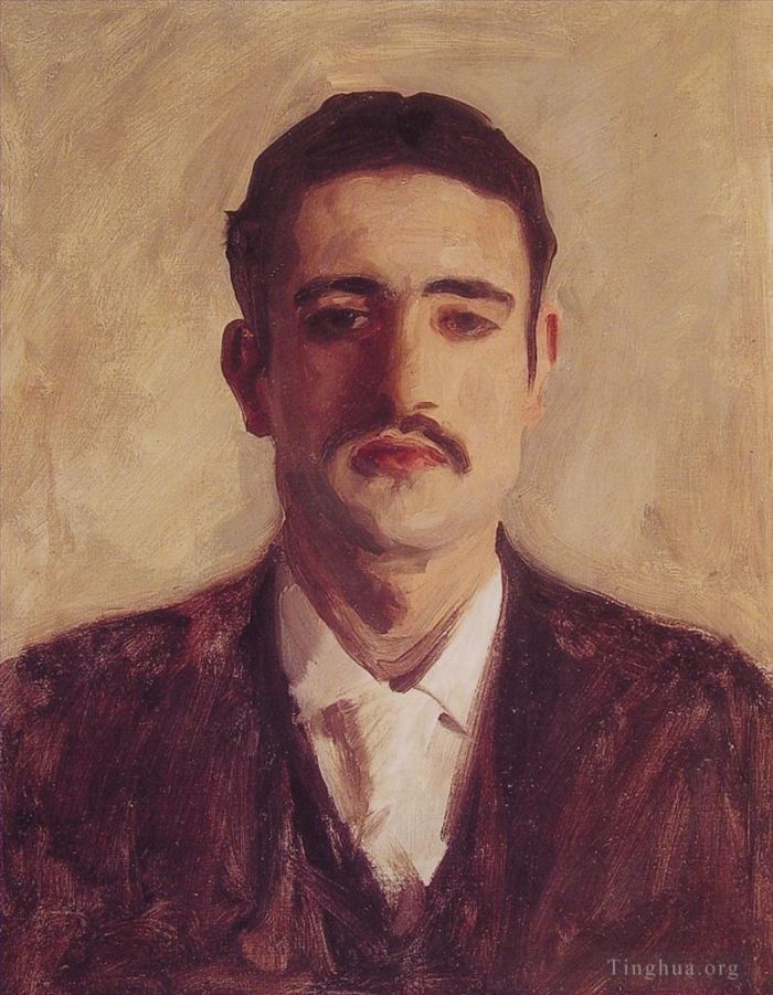 John Singer Sargent Oil Painting - Portrait of a man