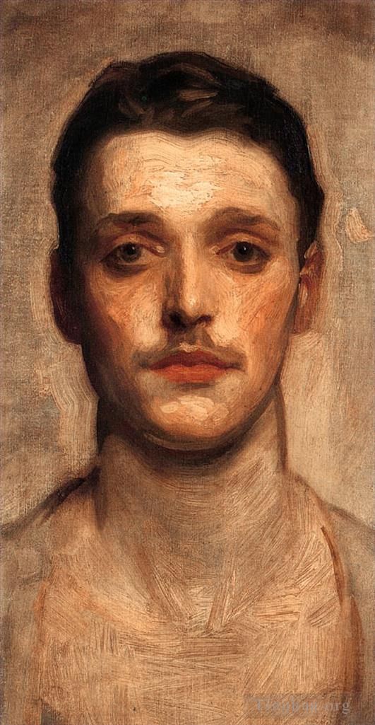 John Singer Sargent Oil Painting - Study of a Young Man