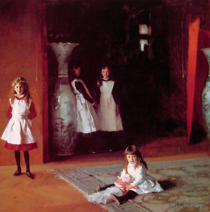 John Singer Sargent Oil Painting - The Daughters of Edward Darley Boit