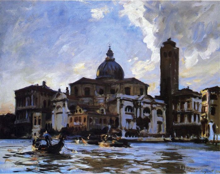 John Singer Sargent Oil Painting - Venice Palazzo Labia