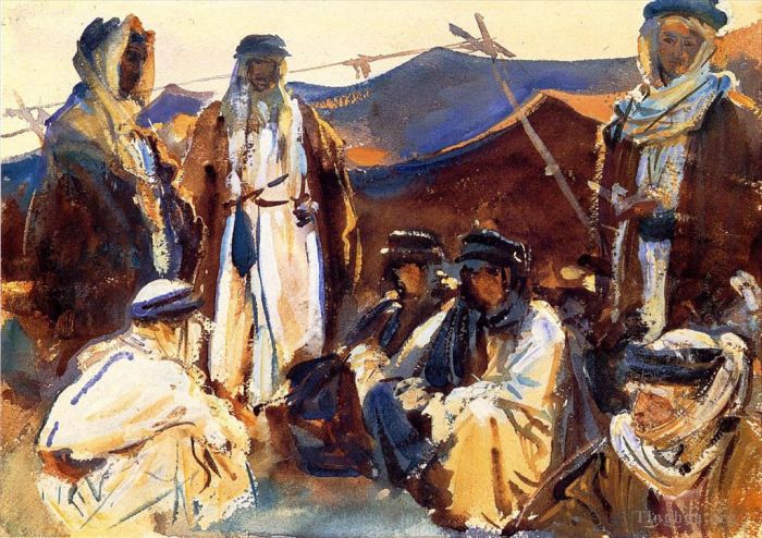 John Singer Sargent Various Paintings - Bedouin Camp