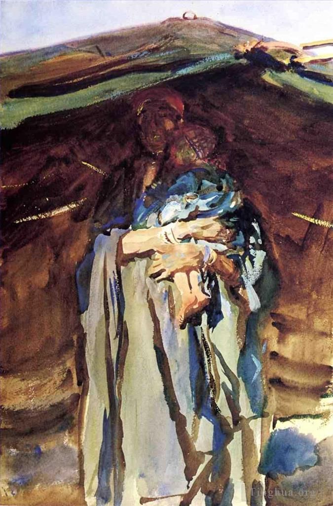 John Singer Sargent Various Paintings - Bedouin Mother