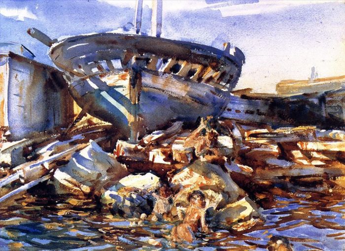 John Singer Sargent Various Paintings - Flotsam and Jetsam
