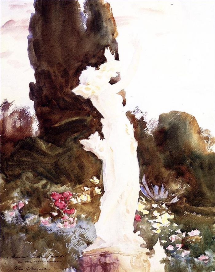 John Singer Sargent Various Paintings - Garden Fantasy