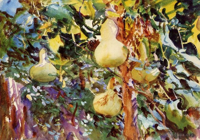 John Singer Sargent Various Paintings - Gourds