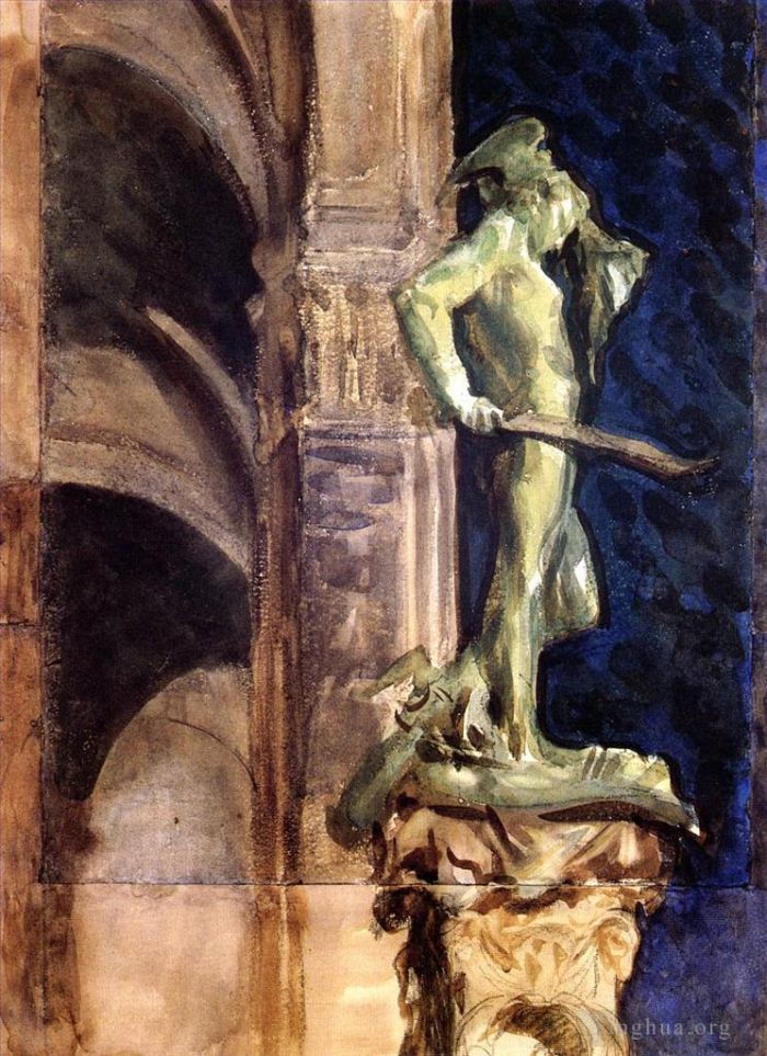 John Singer Sargent Various Paintings - Perseus by Night
