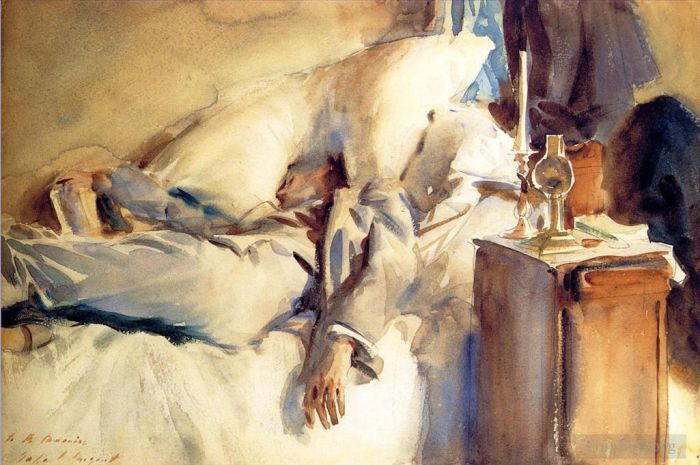 John Singer Sargent Various Paintings - Peter Harrison Asleep