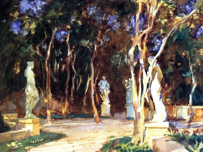John Singer Sargent Various Paintings - Shady Paths