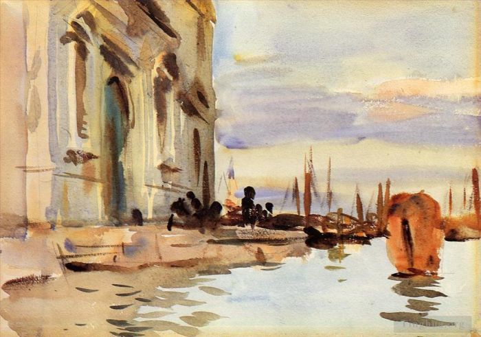 John Singer Sargent Various Paintings - Spirito Santo Saattera aka Venice Zattere