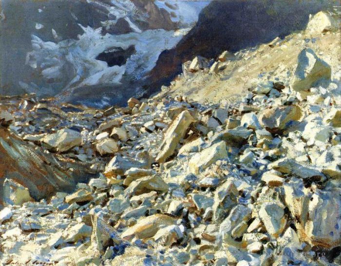 John Singer Sargent Various Paintings - The Moraine