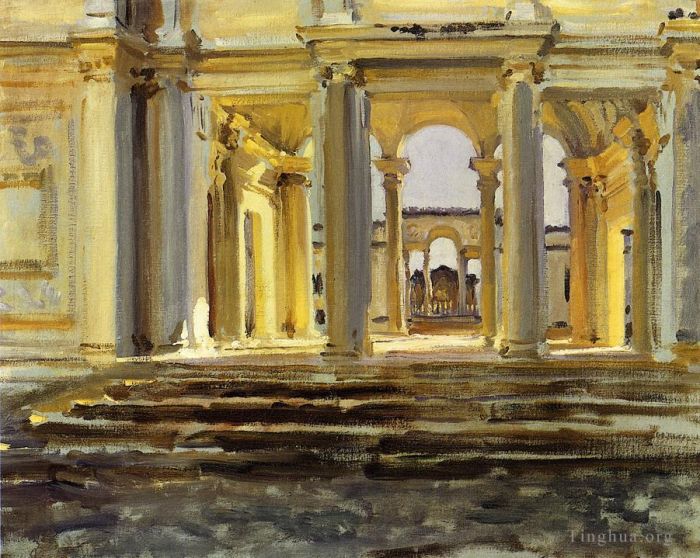 John Singer Sargent Various Paintings - Villa Papa Giulla