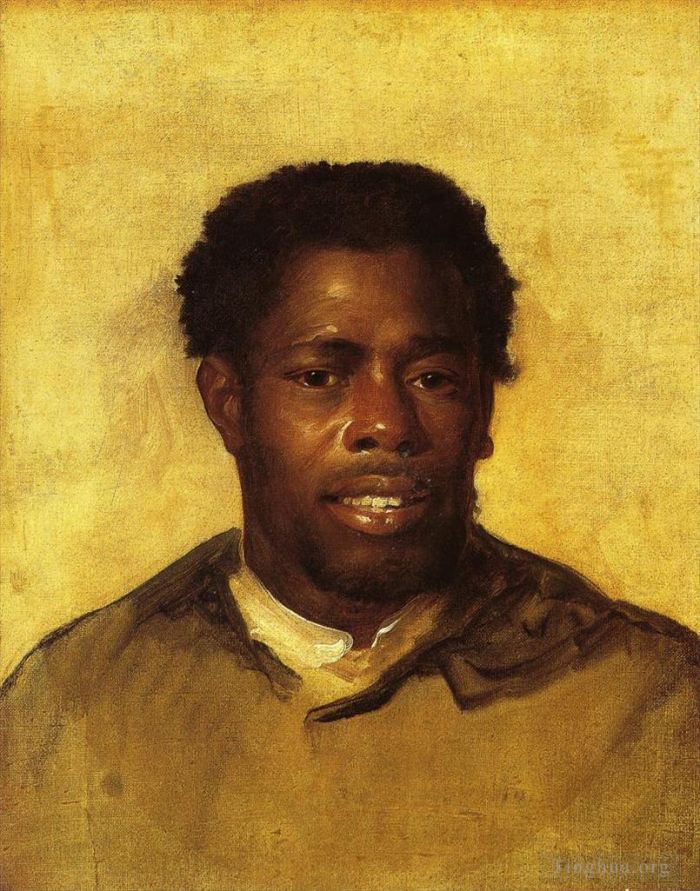John Singleton Copley Oil Painting - Head of a Negro