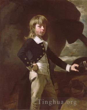 John Singleton Copley Oil Painting - Midshipman Augustus Brine