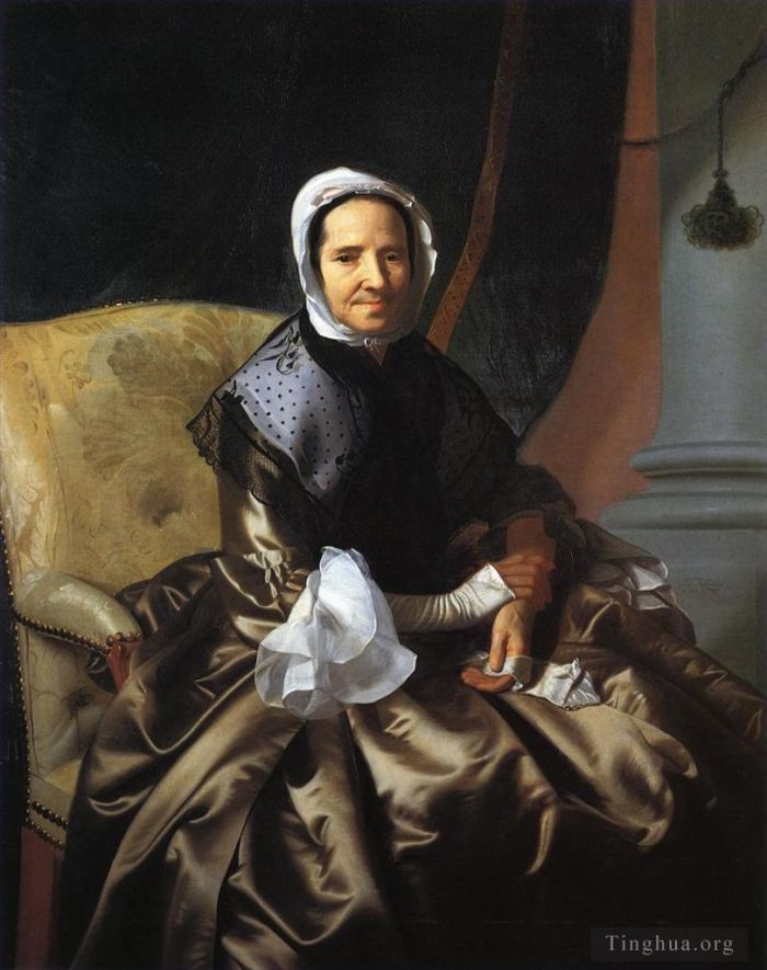 John Singleton Copley Oil Painting - Mrs Thomas Boylston Sarah Morecock