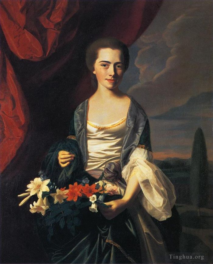 John Singleton Copley Oil Painting - Mrs Woodbury Langdon Sarah Sherburne