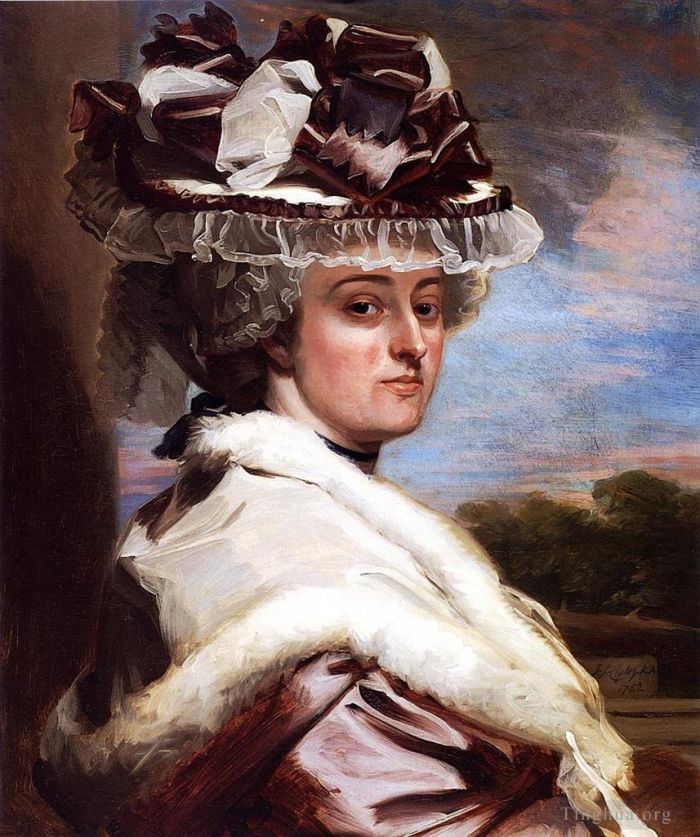 John Singleton Copley Oil Painting - Portrait of Letitia F Balfour