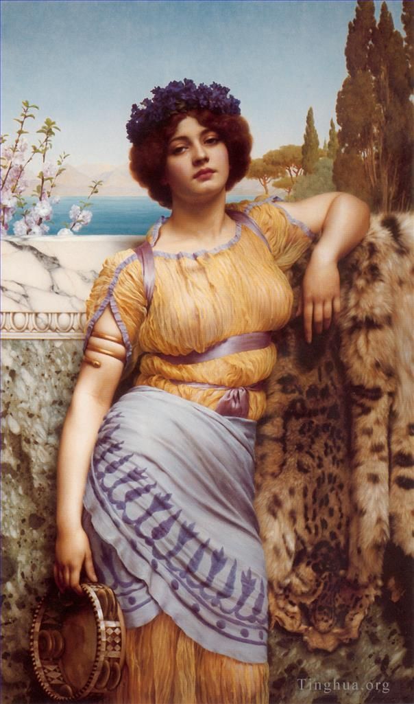 John William Godward Oil Painting - Ionian Dancing Girl