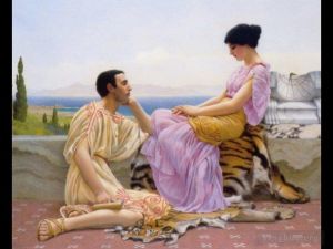 Artist John William Godward's Work - Youth and Time 1901