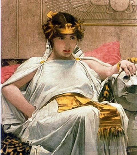 John William Waterhouse Oil Painting - Cleopatra JW